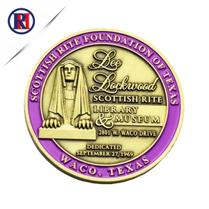 Égyptien personnalisé Style D'affichage De Logo En Métal Or <span class=keywords><strong>Aigle</strong></span> Ligne Bleue Marine Militaire Pièce de Défi 3D Conception - Product Image 3