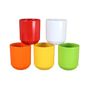 Маленькая чашка в ассортименте, чашка из меламина 7 унций для дома, отеля, ресторана или вечеринки, подходит для использования в посудомоечной машине