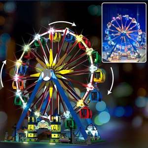 Mould King 11006 LED Light Creative Toys Compatible App motorisé grande roue modèle blocs de construction - Product Image 6