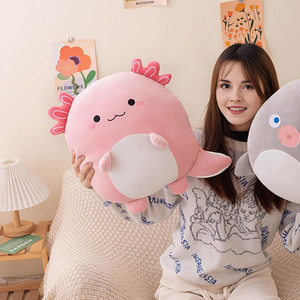 Peluche di Axolotl Rosa da 16 Pollici con Coda Carina, Cuscino Abbracciabile, Regalo Anime per Bambini e Appassionati - Product Image 4