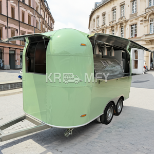 Camión de Comida Móvil, Remolque de Comida Rápida, Carritos de Tacos y Café, Camión de Comida con Cocina Completa, Carrito de Comida y Snacks Móvil - Product Image 4