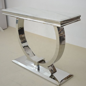 Hiện Đại Giá Rẻ Giao Diện Điều Khiển Bảng Nhà Máy Trực Tiếp Sang Trọng Đồ Nội Thất Phòng Khách Bạc Bằng Đá Cẩm Thạch Vuông Hành Lang Giao Diện Điều Khiển Bảng Với Gương - Product Image 5