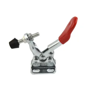 GH201A Metal Horizontal Vertical Toggle <strong>Clamp</strong> Quick-Release Fixture 80mm Red Toggle <strong>Clamps</strong> Hand <strong>Clip</strong> Tools - Product Image 2