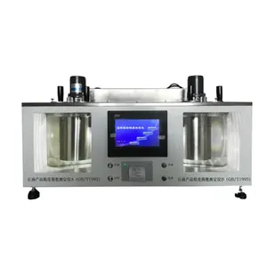 Máquina de teste de índice de viscosidade cinemática, hz1115 laboratório duas unidades de banho máquina automática