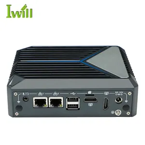 Iwhere Fanless Design Intel 12 ° Alder Lake-N n100 Processador mini pc rs232 Com Cartão Sim