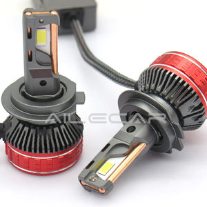 AILECAR ST-E90-3 fari a LED a 12 Core ad alta luminosità che volano in edizione rossa aquila H7 63W con Design unico aquila volante - Product Image 2