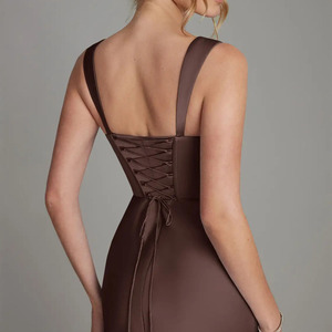 Vestido Mini de Mujer Estilo Vintage con Bordado de Encaje, Cuello Cuadrado, Sin Mangas, Corte en A, Cintura Natural, Elegante para Oficina o Fiesta - Product Image 6