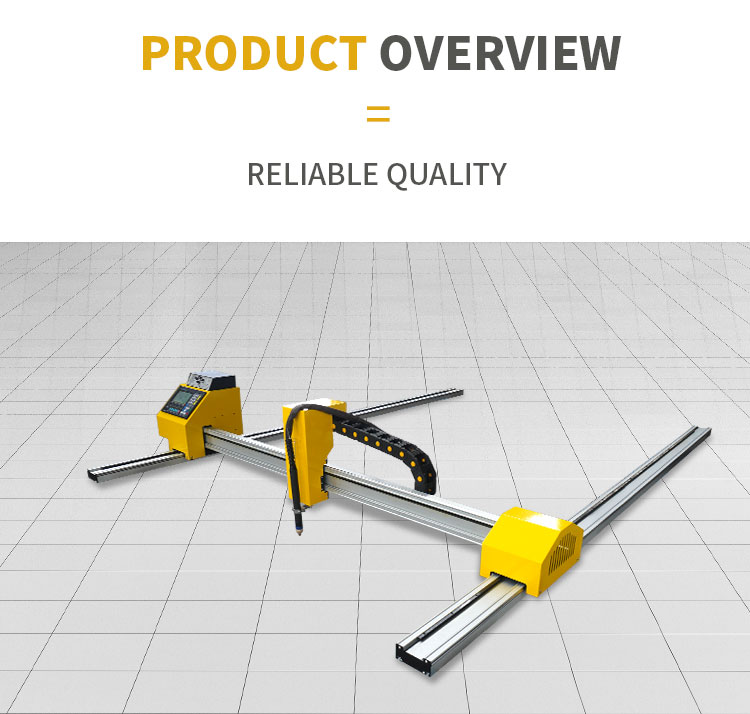 CE Certification 1560 Gantry Type Mobile CNC Plasma Cutter For Metal Plate