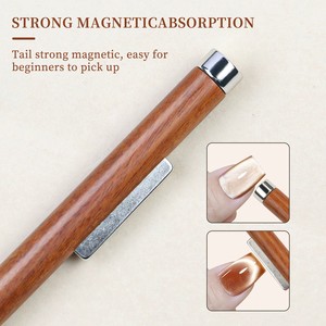 3 in 1 pena fototerapi Magnet ujung ganda cendana manikur pena Cat mata kucing alat khusus untuk Salon Kuku - Product Image 5