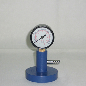 เกจวัดแรงดัน CROWN แบบอนาล็อก 0-25 PSI หน้าปัดโลหะ ตั้งบนขาตั้ง พร้อมท่อสำหรับเชื่อมต่อ เกจวัดแรงดันแบบฟิสิกส์บูร์ดอน สำหรับวัดแรงดันก๊าซ - Product Image 1