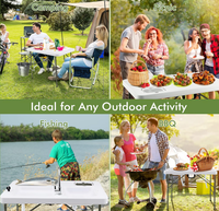 Table de filet pliante portable HDPE de meilleur choix pour le camping en plein air