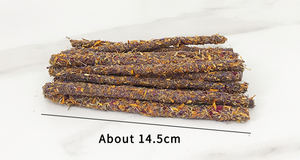 Masticare per coniglietti molari di coniglio Snack coniglio giocattoli da masticare coniglietti giocattoli da masticare per animali da compagnia tratta di ranca di mela criceto cibo legno Che - Product Image 5