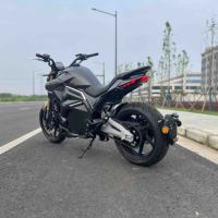 Diavel Nouveau Design Moto Électrique à Chaîne 130km/h 72V120Ah Batterie Lithium Li-NCM Cruiser Cyclomoteur Moto de Rue