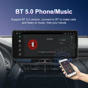 Jmance Carplay Nirkabel DSP 4G 12.3 ''8 Core Android 1920*720 Layar Sentuh Radio Mobil untuk Honda Civic 2022 Stereo Mobil Gps Audio