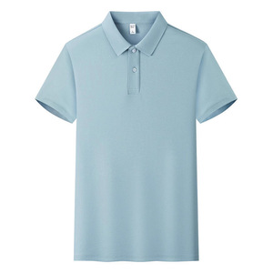<b>Polo</b> Shirt Short Sleeve Solid Color Cotton Breathable Daily Wear - Product Image 1