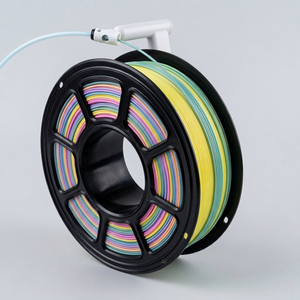 ไหมพลาสติก PLA สีรุ้งสวยงาม ไม่มีรอยต่อชั้น ไม่มีเส้นขอบ  น้ำหนัก 1 กก.  ไส้พลาสติกสำหรับเครื่องพิมพ์ 3 มิติ - Product Image 1