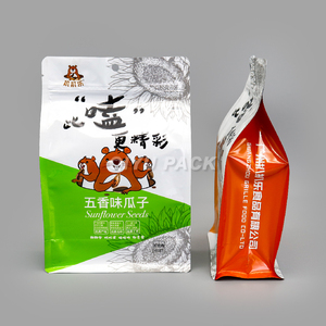 Tùy chỉnh nhôm lá đáy phẳng túi cho hàng rào tuyệt vời hạt hướng dương Snack dây kéo và treo lỗ cho bao bì thực phẩm - Product Image 5