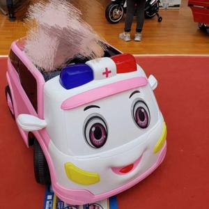 Voiture électrique pour enfant Redstar Police Car, jouet à conduire pour enfants de 2 à 4 ans, bleu et rose, design cartoon, avec moteur 550. - Product Image 5