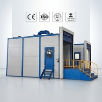 Cabine de sablage pour conteneur de 20 pieds, salle de sablage à sable, salle de sablage à billes
