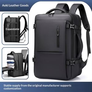 High Quality Custom Logo Computer Bag Large Expandable Business <b>Laptop</b> <b>Backpacks</b> Business Men Travel <b>Backpack</b> - Product Image 5