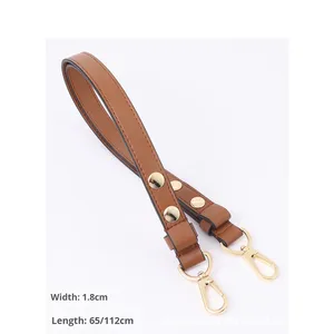 Correa de hombro ajustable de cuero genuino para bolso de diseño de lujo con bandolera axila Dauphine Messenger Bag Accesorios - Product Image 5