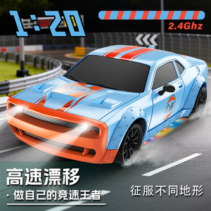 Auto RC Professionale 4WD <span class=keywords><strong>Blu</strong></span> Golf ad Alta Velocità per Drift, Scala 1:20, Acceleratore Completamente Proporzionale con Luci Sottoscocca - Product Image 3