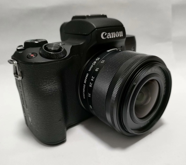 Hot Sale for M50 Mark II Mirrorless Camera with 15-45mm Lens SD Card 4K Video APS-C Sensor for Beginner Photography