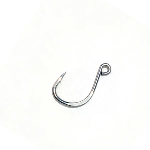 Anzuelos de pesca planos para pescado de agua salada, anzuelo simple de acero de alto carbono para pescar pescado de agua salada, anzuelo auxiliar para jigging. - Product Image 6