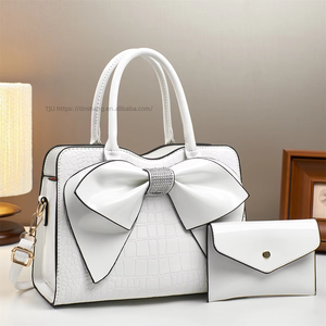 Wholesale New Simple Casual Ladies Shoulder <b>Bags</b> Set Trendy Retro Women's Crossbody Handbags With Wallet - Product Image 2