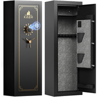 Coffre-fort électronique à combinaison Ilock GUNS1380 entièrement assemblé, best-seller transfrontalier, avec empreinte digitale, mot de passe électronique et clé