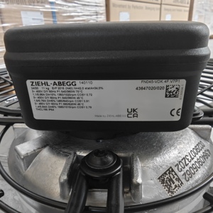 พัดลมระบายความร้อนแบบแกน ZIEHL-ABEGG FN045-VDK.4F.V7P1 140110 ขนาด 450 มม. 400V 540W 1.1A 1350 รอบต่อนาที สำหรับเครื่องทำความเย็น AC รุ่น FN045-VDT.4F.V7P1 185510 - Product Image 4