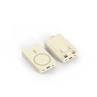 Cargador Portátil Magnético Inalámbrico USB C de Alta Capacidad, 10000mAh, 37Wh, Carga Rápida de 22.5W, Personalizado de Fábrica, Venta al Por Mayor