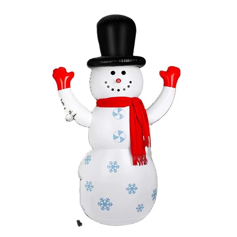 Wholesale Cute Funny Inflatables Toys Accessories Snowman For Christmas Day