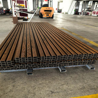 Terrasse en composite plastique avec couleur bois, co-extrusion sans joint WPC