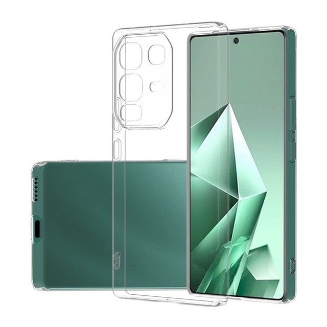 Clear Soft TPU Back Cover for Infinix Note 50 Pro 4G 50X Camon 40 Smart 8 Spark 20 Hot 20 Play Black Matte Shockproof Phone Case