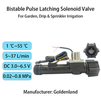 Çift Durumlu Valf Üreticisi DC 3V NH3/4 ODM IP67 Hızlı Tepkili Pille Çalışan Plastik Güneş Enerjili Sulama S320B-L