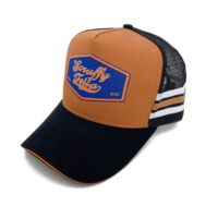Vente en gros d'usine Casquette de camionneur Impression brodée personnalisée Casquette en maille deux tons Casquette de camionneur pour hommes Casquette de camionneur de marque