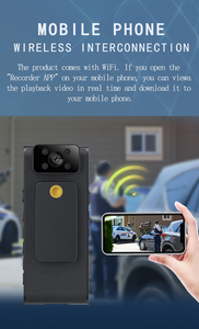 L18 Mini Xách Tay Pocket Máy Ảnh 2K Wifi Ngoài Trời Thể Thao <span class=keywords><strong>DVR</strong></span> Với Tầm Nhìn Ban Đêm 180 Độ Mặc Cơ Thể Đeo Máy Ảnh Cơ Thể Nhỏ xíu Cam - Product Image 6