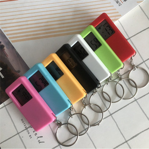 Mini Electronic Keychain <b>Clock</b> <b>LED</b> Display Plastic Rectangle Student Timer Civil Service Exam Gift With Printing Logo - Product Image 2