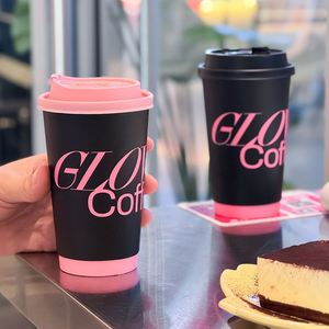 Vasos de Papel para Café Personalizados Desechables con Tapas, Logotipo Impreso Personalizado, Vasos de Papel Ecológicos para Bebidas Calientes para Cafetería - Product Image 1