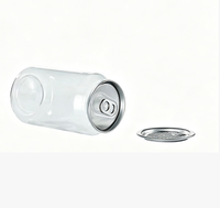 Fabrieksflessen van 250ml, 330ml, 375ml, 500ml met trekring, plastic flessen voor fruitsap, frisdrank, bier, plastic potjes met trekring, PET-blikjes