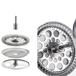 กาต้มชาแบบโมเดิร์นสั่งทำได้ พร้อมที่กรอง<span class=keywords><strong>ชา</strong></span>แบบมือและตัวกด ทำจากสแตนเลสสองชั้น ใช้ชงกาแฟแบบ<span class=keywords><strong>เฟ</strong></span><span class=keywords><strong>รน</strong></span>ช์เพรส - Product Image 5