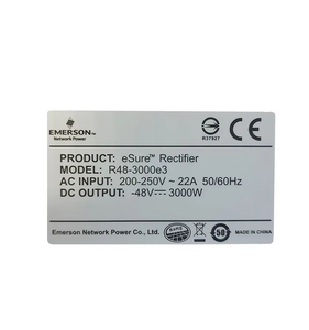 Módulo Rectificador Original Vertiv Emersons R48-3000E3 ESure, 3000W, 48VDC, Intercambiable en Caliente, Entrada 85-300VAC, Alta Eficiencia, en Stock - Product Image 2