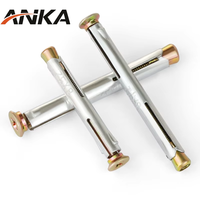 Vis d'expansion à tête fraisée plate croisée Gecko pour fenêtres et portes, vis d'expansion spéciales M8 M10