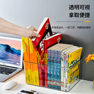 Contenedor de almacenamiento de plástico transparente, rectangular, 480g, apilable, para juguetes, papelería, organizadores de escritorio, libros, cosméticos - Product Image 4