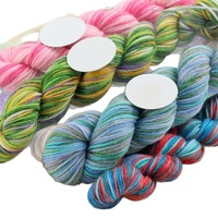 Fil à coudre DIY pour teinture, laine mélangée 50g - Fil pour tricot à la main, crochet, fabrication de chapeaux, écharpes, pulls et manteaux