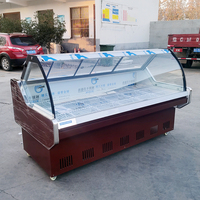 Équipement de refroidissement multifonctionnel Réfrigérateur vitrine pour aliments de charcuterie Réfrigérateur présentoir pour boucherie