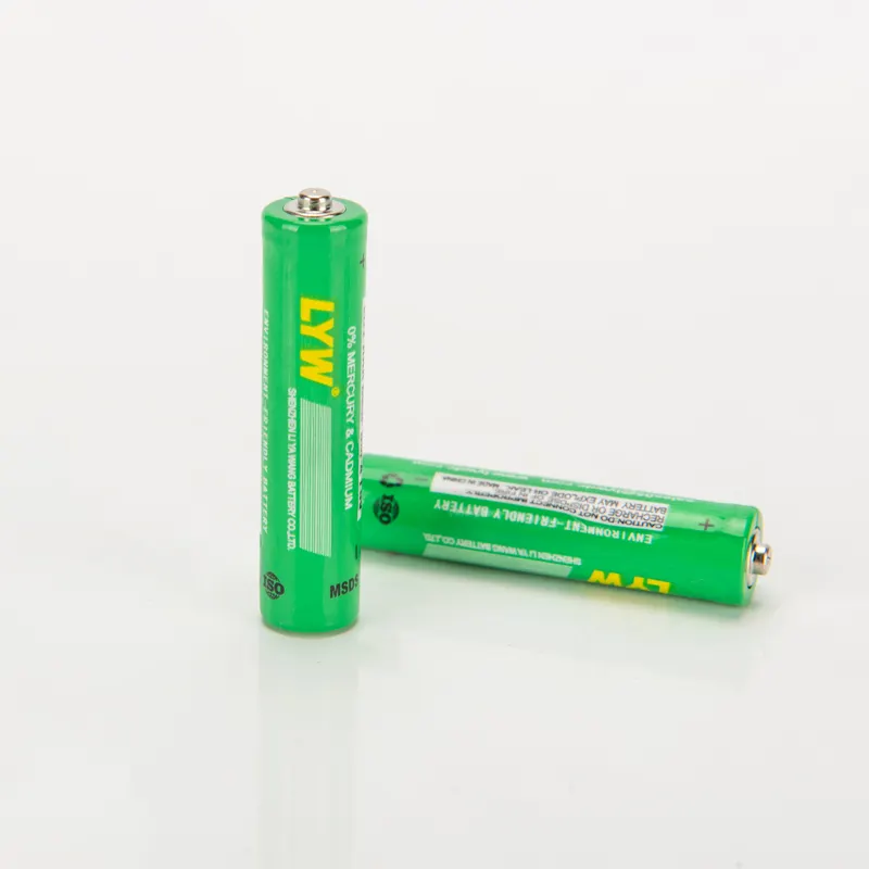 Lyw de tamaño de la batería AAA R03P UM-4 1,5 V de carbono-Zinc de batería seca