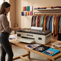 Impresora DTF EraSmart A3, Máquina de Transferencia Directa a Película para Camisetas Personalizadas con Tinta Blanca, Envío Rápido desde Almacén en EE. UU.