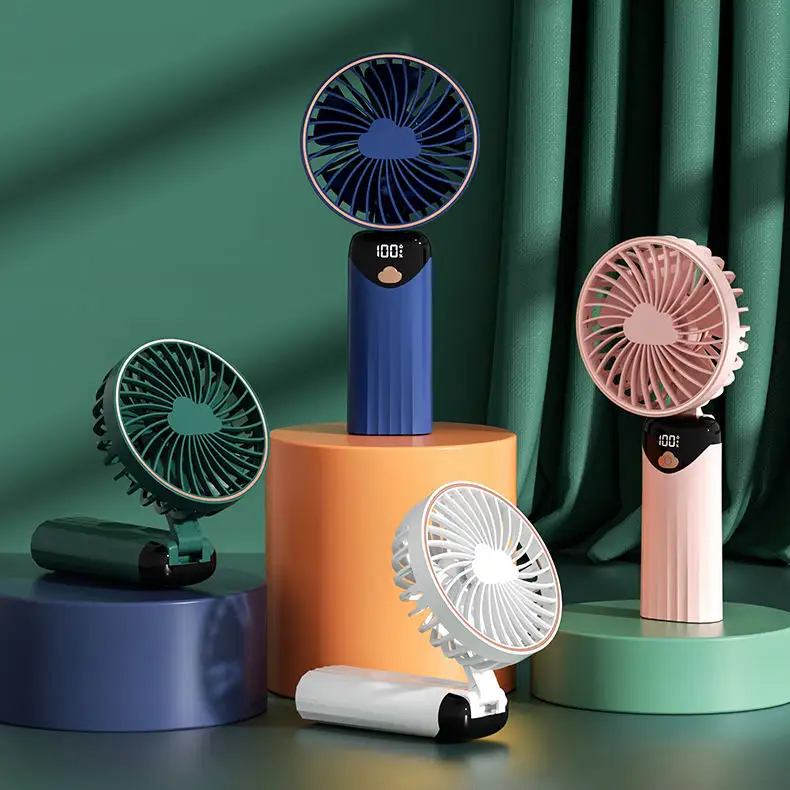 2024 nuovi arrivi ventilatore ricaricabile USB ventilatore portatile prodotti più venduti pieghevole mini ventilatore